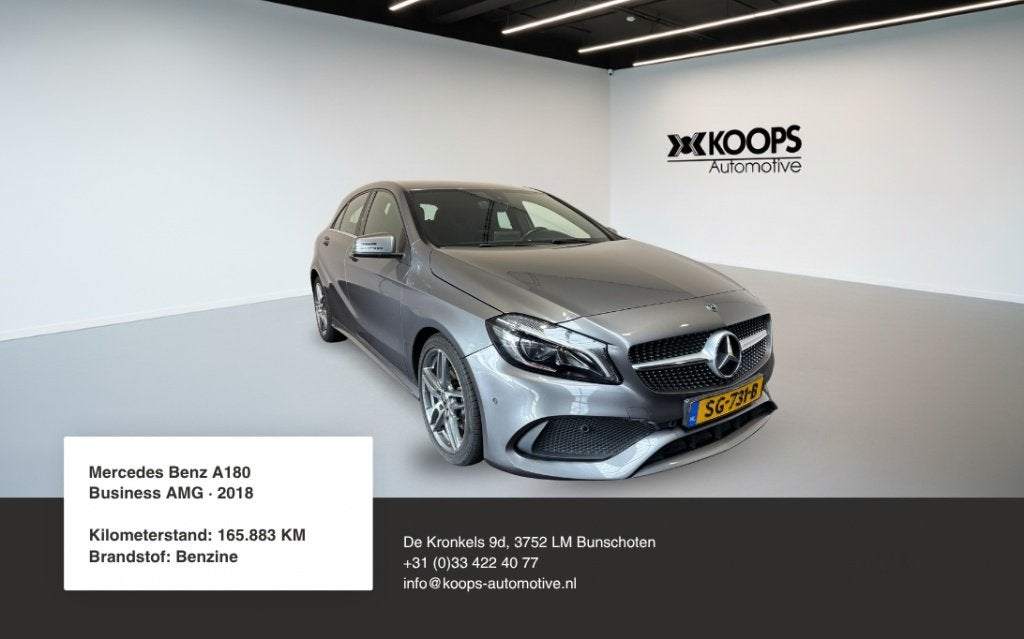 Mercedes-Benz A-Klasse 180 Sport Edition Automaat | Navigati, Auto's, Automaat, Gebruikt, 4 cilinders, Met garantie (alle)