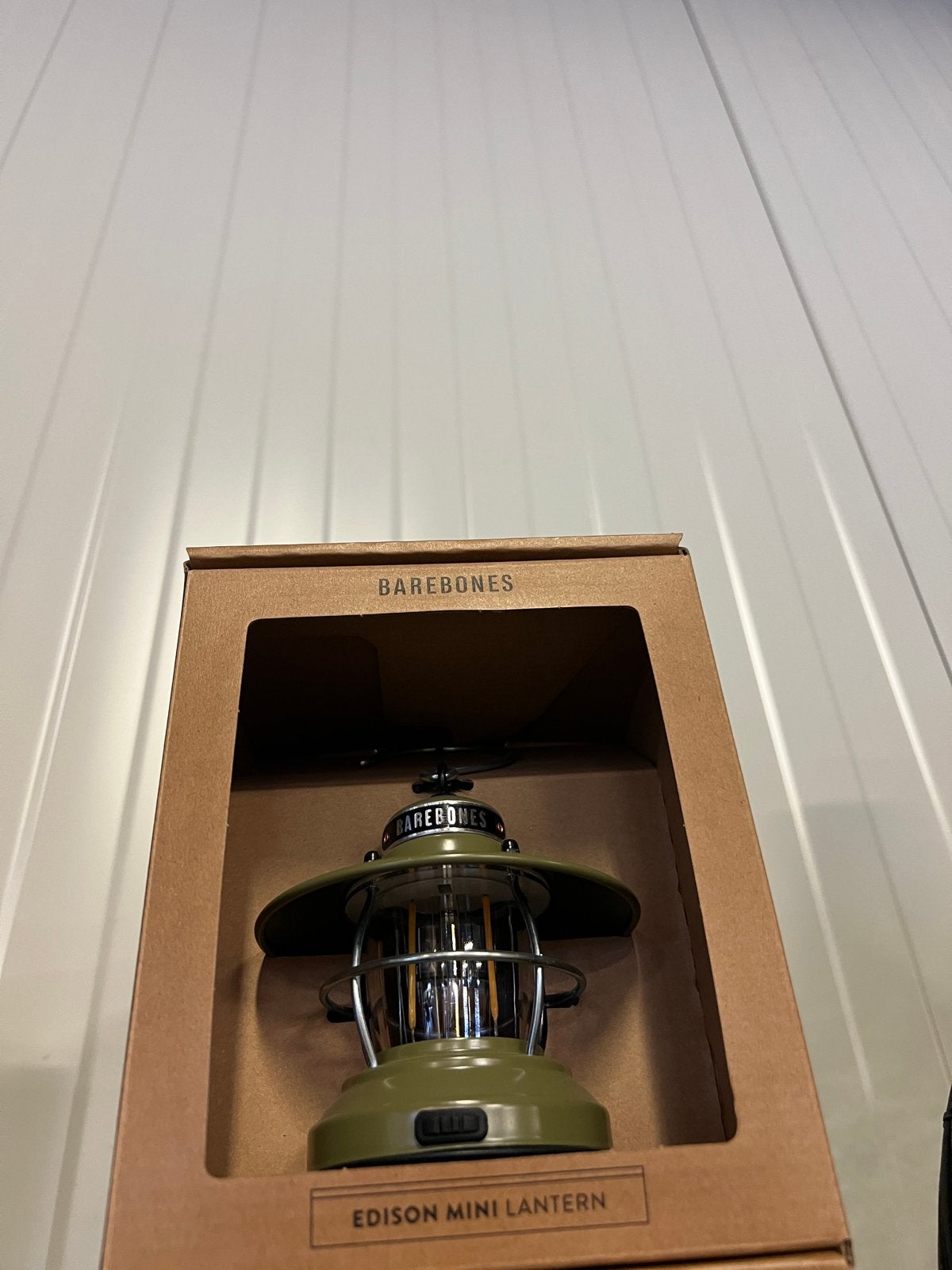 Barebones Mini Edison Lantaarn Groen - Nieuw in Doos, Caravans en Kamperen, Ophalen of Verzenden, Nieuw