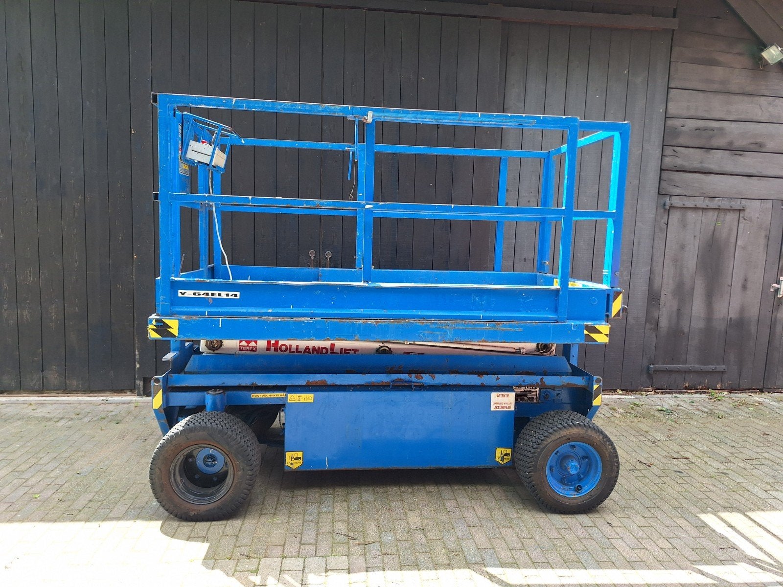 Hoogwerker Hollandlift 8.4 meter werkhoogte, Ophalen