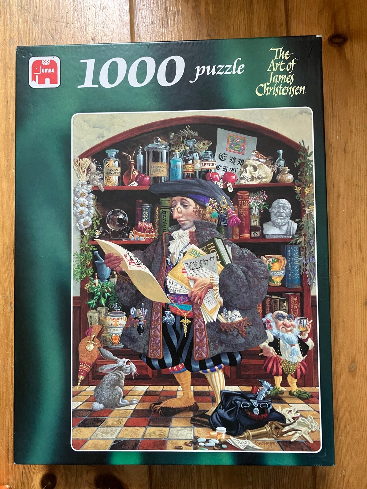 1000 stukjes puzzel - The Art of James Christensen, The oath, Ophalen of Verzenden, 500 t/m 1500 stukjes, Zo goed als nieuw, Legpuzzel