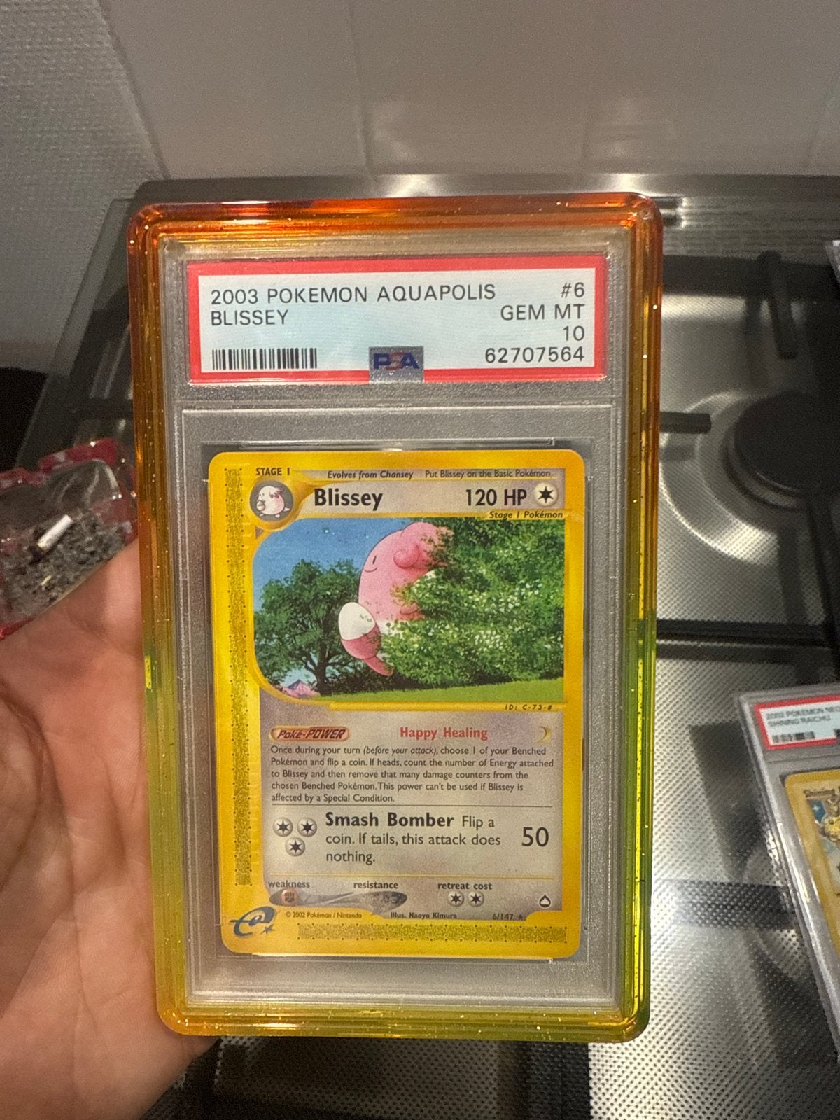 2003 Pokemon Aquapolis Blissey #6 GEM MT 10 PSA Graded, Hobby en Vrije tijd, Ophalen of Verzenden, Nieuw, Losse kaart
