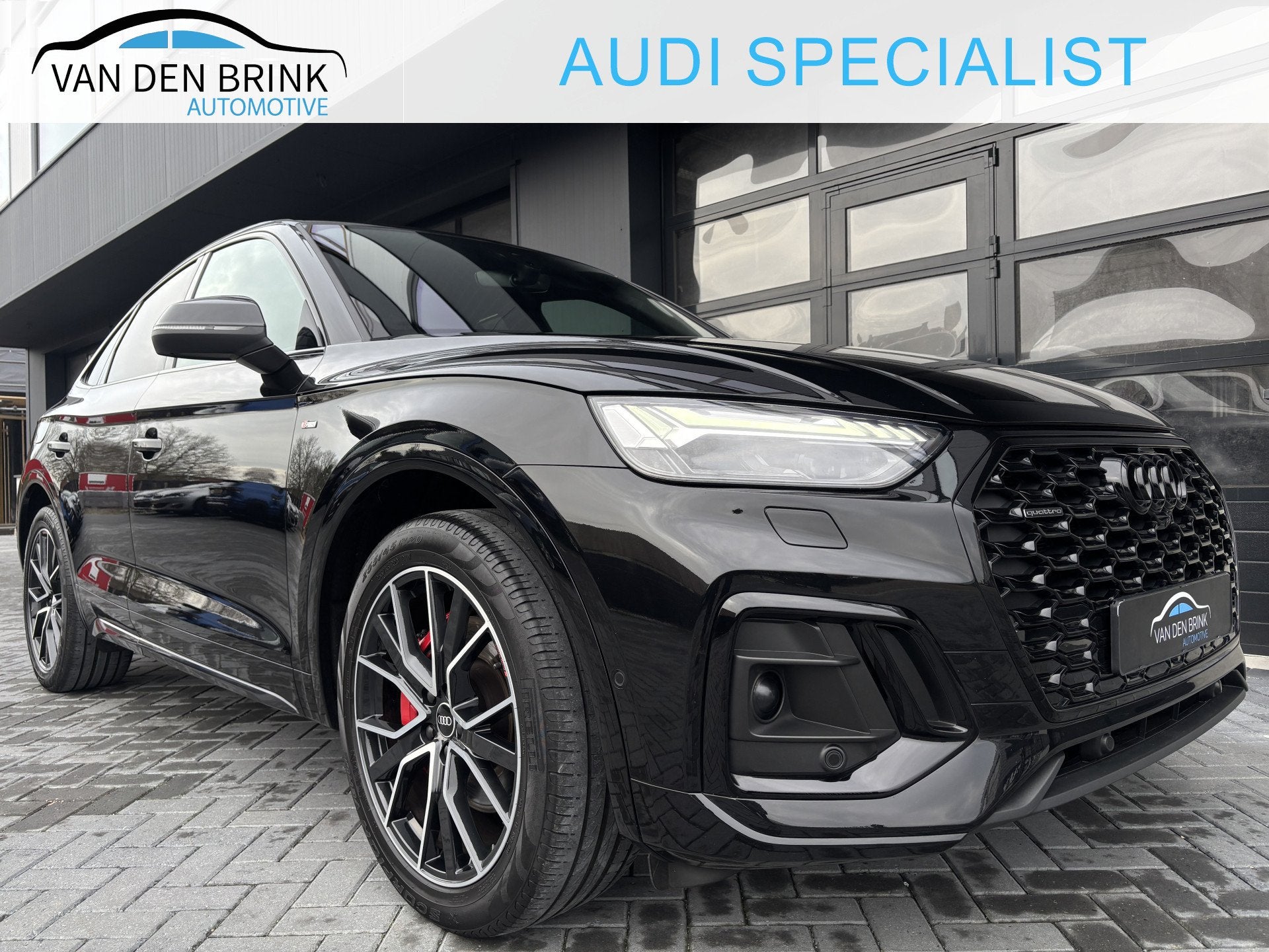Audi Q5 Sportback 55 TFSI e S-line RS Luchtvering Head-Up, Auto's, Automaat, Gebruikt, 4 cilinders, Automatische klimaatregeling