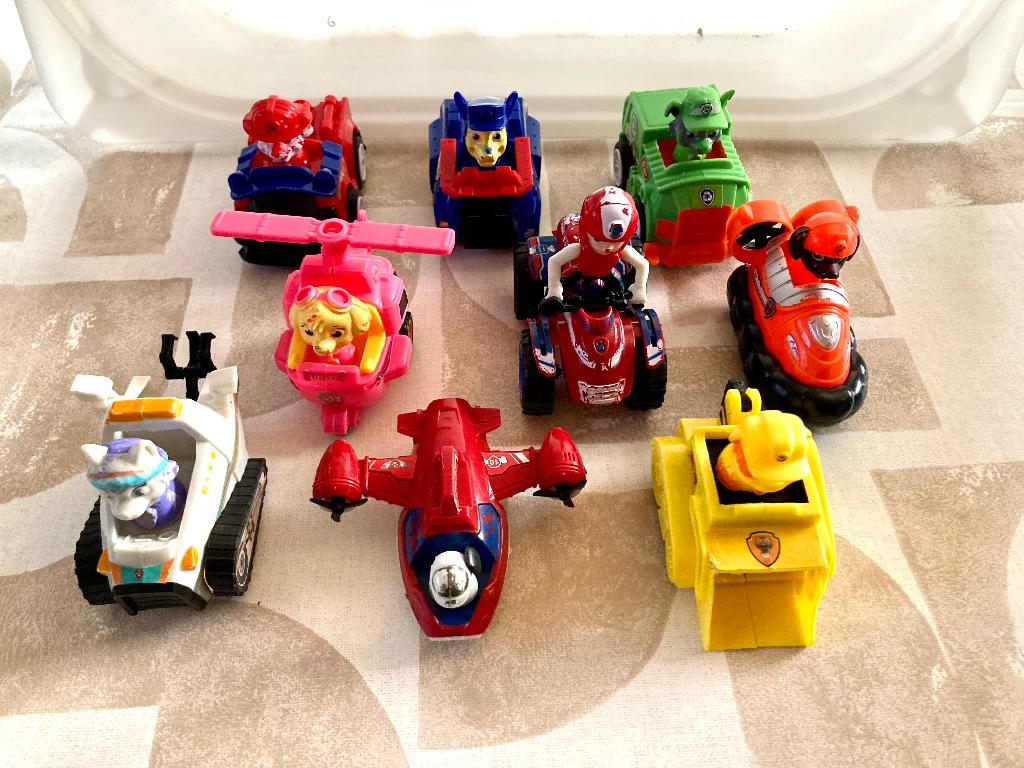Paw patrol figuurtjes, Ophalen of Verzenden, Gebruikt
