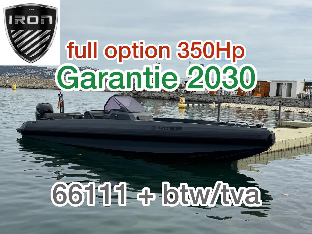 IRON 827 + Verado 350PK *4j waarborg*, Watersport en Boten, Speedboten, Ophalen, 350 pk, 80 cm, Zo goed als nieuw