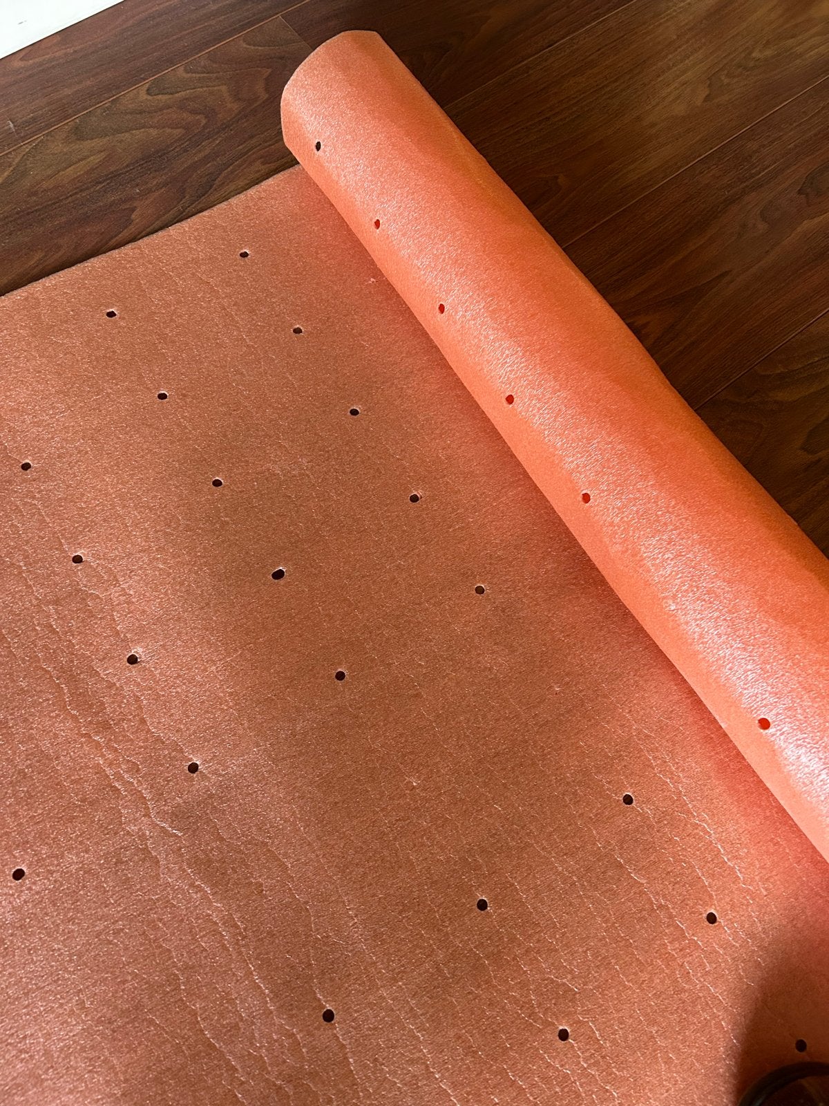 Polyurethaan ondervloer 3,2mm - 1m breed, totaal 26m², Huis en Inrichting, Ophalen, Overige typen, Nieuw, Oranje