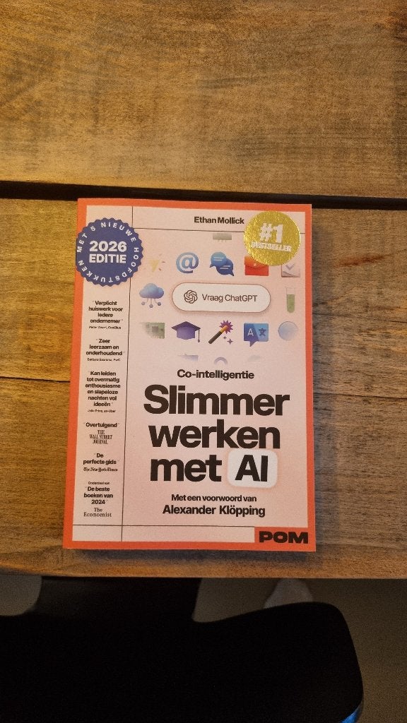 Boek Slimmer werken met AI, Ophalen of Verzenden, Nieuw, Internet of Webdesign, Ethan Mollick