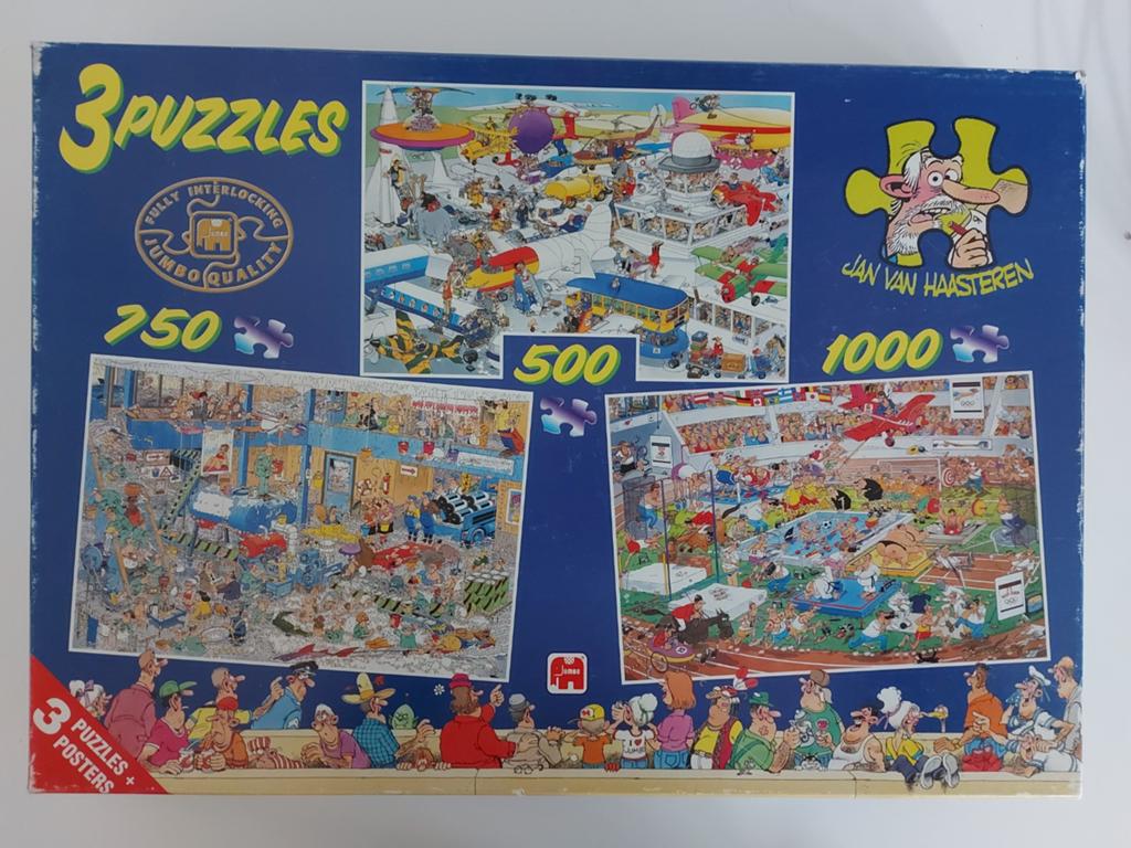 9 Jan van Haasteren puzzels, Ophalen of Verzenden, 500 t/m 1500 stukjes, Gebruikt