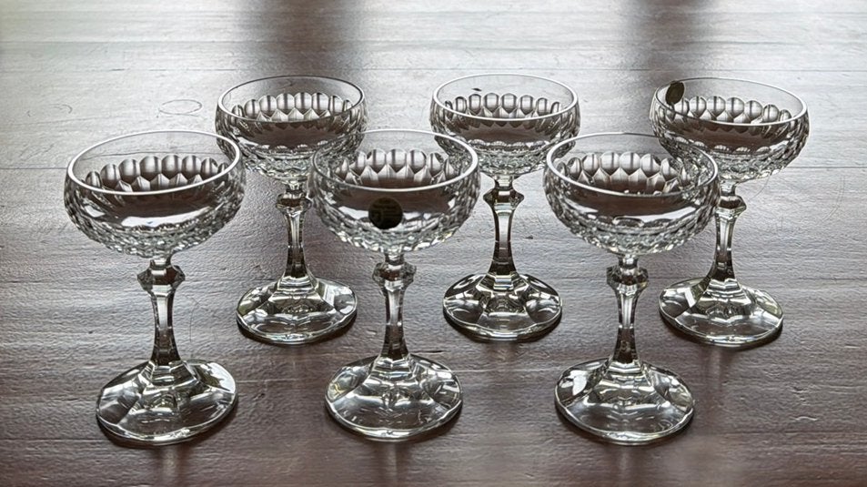6 Schott Zwiesel kristallen likeur coupes, Verzamelen, Glas en Borrelglaasjes, Ophalen of Verzenden, Zo goed als nieuw