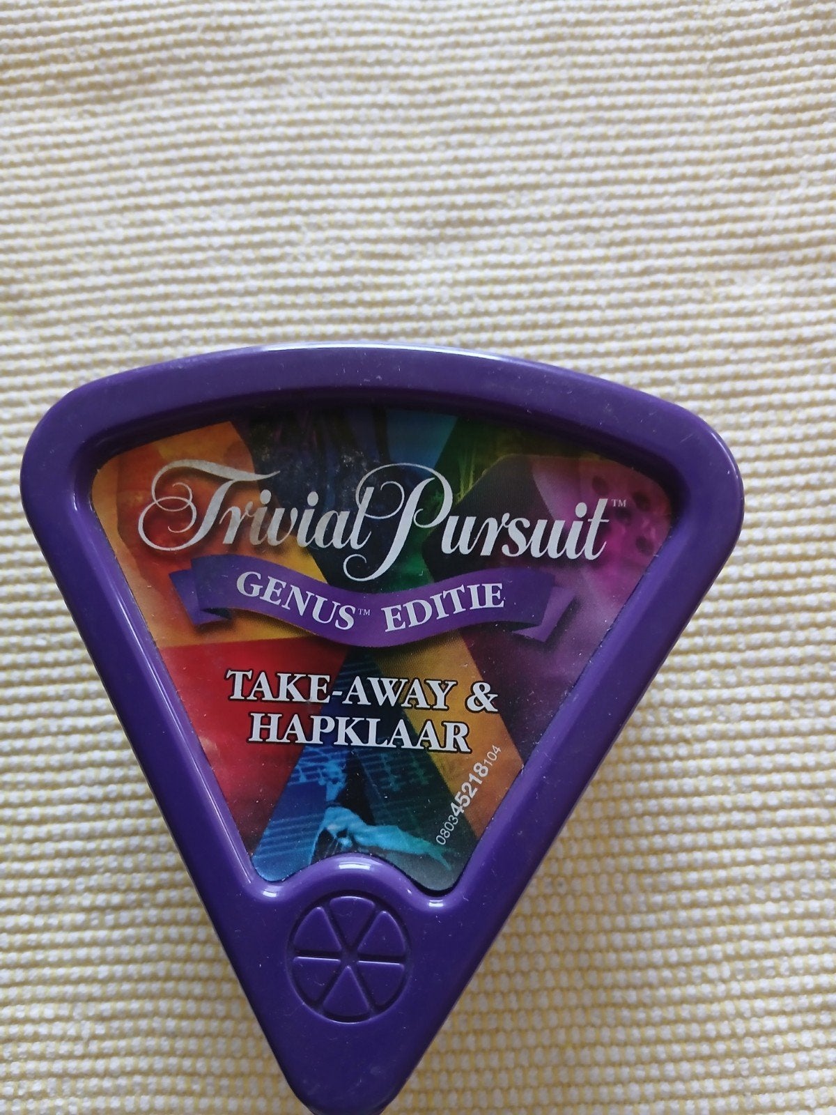 Trivial Pursuit Genus Editie Take-Away & Hapklaar, Gebruikt, Ophalen of Verzenden, Vijf spelers of meer, Hasbro