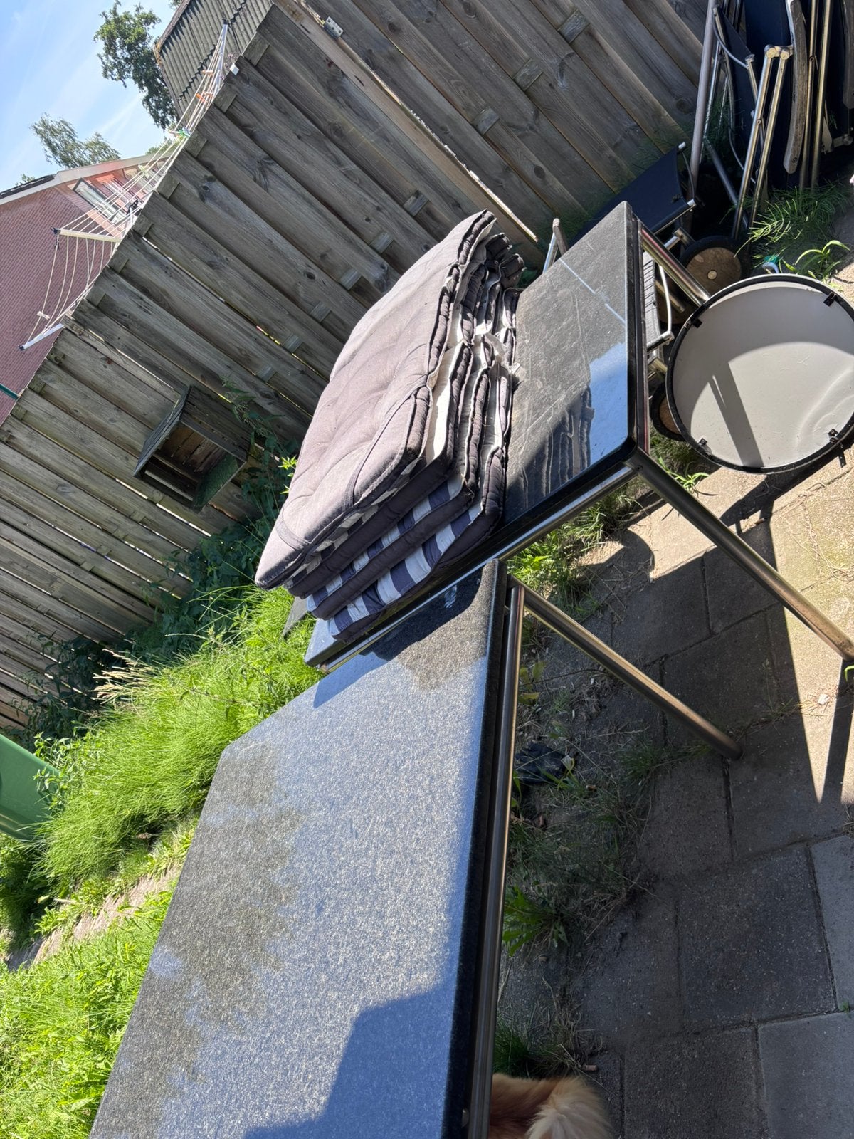 Tuinset, Ophalen, Gebruikt