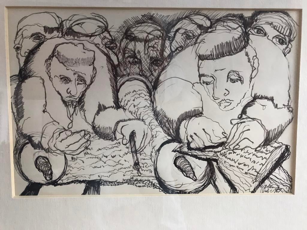 De Thora lezers pentekening, Ophalen of Verzenden