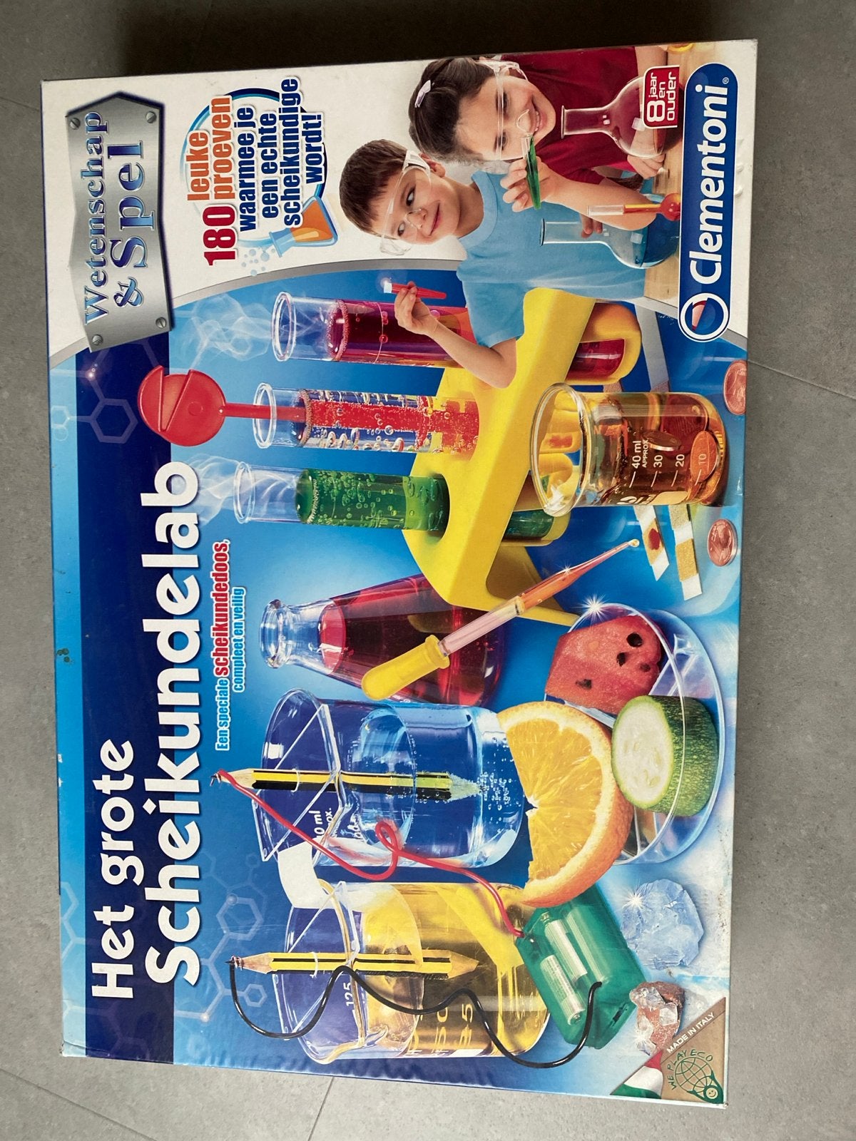 Clementoni Scheikundelab - Bijna Compleet, Ophalen of Verzenden, Zo goed als nieuw, Ontdekken