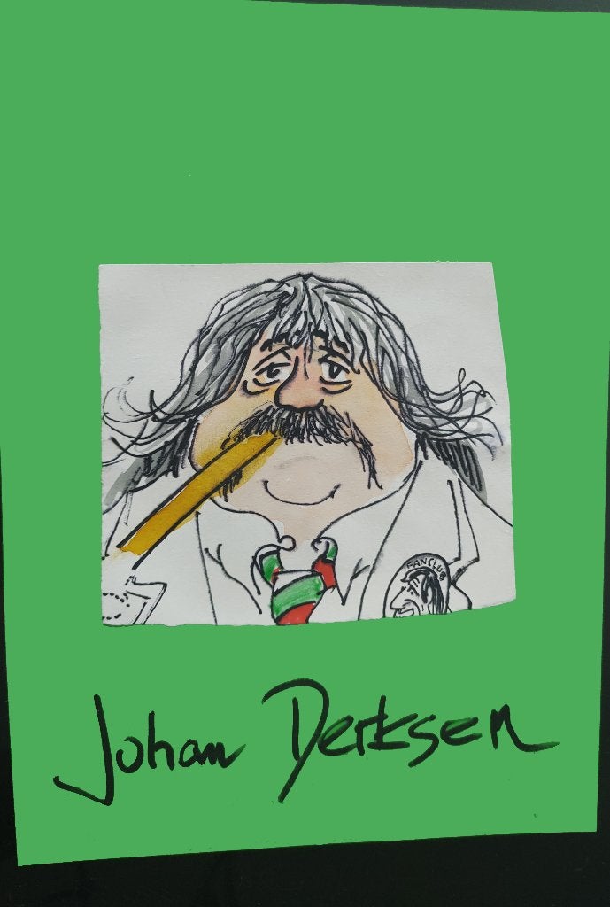 Uit Dik Bruynesteyns archief, 4 tekeningen, Verzamelen, Verzenden, Gebruikt, Overige sporten, Spelerskaart