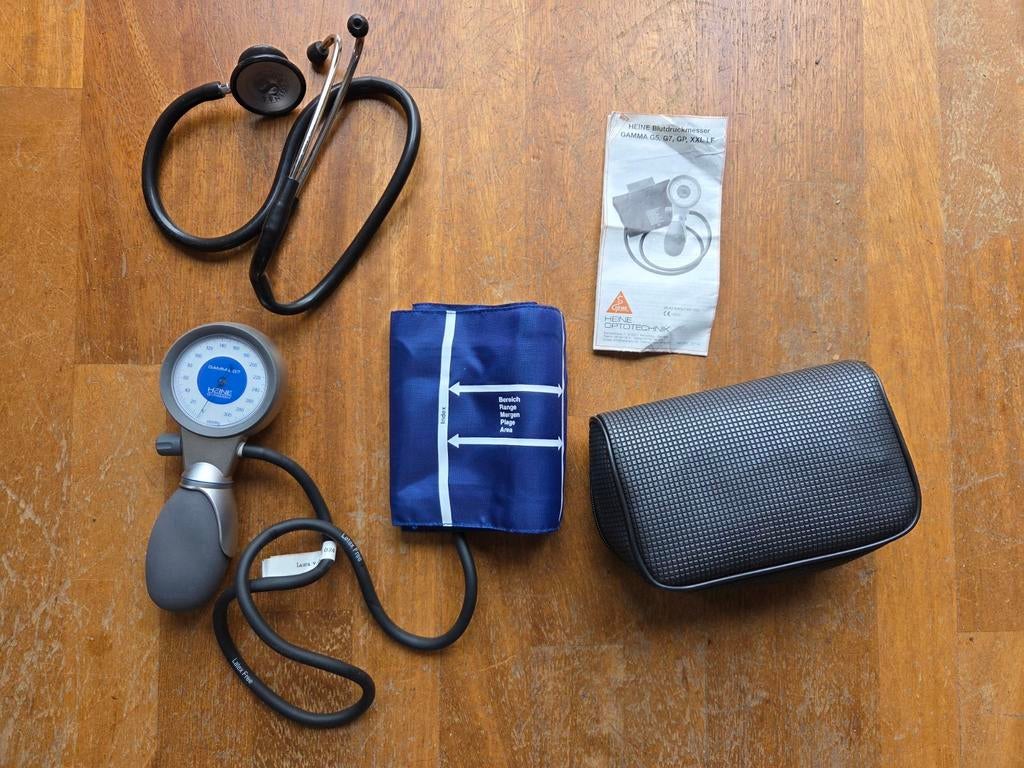 Heine handpomp bloedruk meter plus telescoop, Ophalen of Verzenden