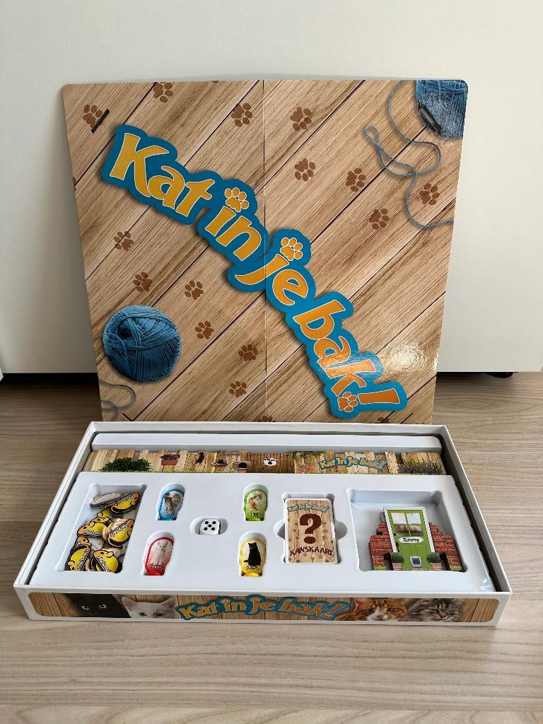 Kat in je bak - gezelschapsspel - bordspel - echt als nieuw!, Ophalen of Verzenden, Zo goed als nieuw