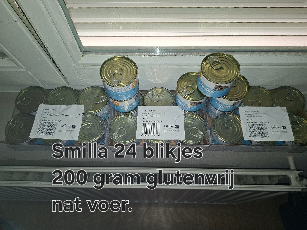 Smilla kitten nat voer 24x200 gram, Dieren en Toebehoren, Ophalen, Kat
