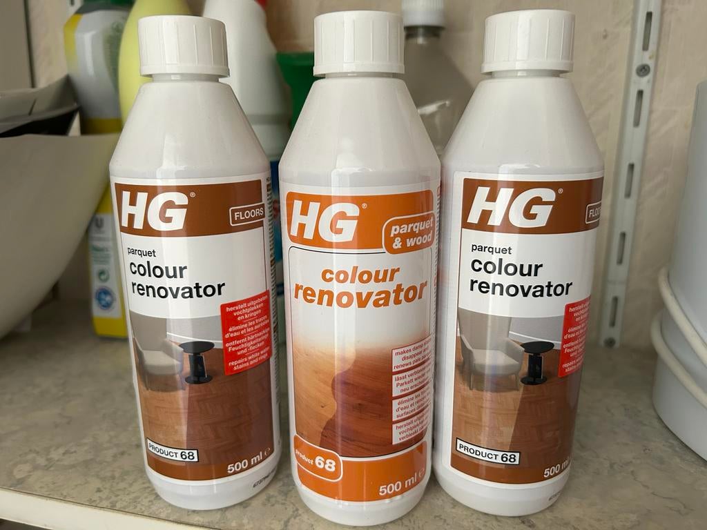 3x HG Parket Colour Renovator - Nieuwe vloer, 50 tot 150 cm, Nieuw, 10 m² of meer, 10 tot 30 cm