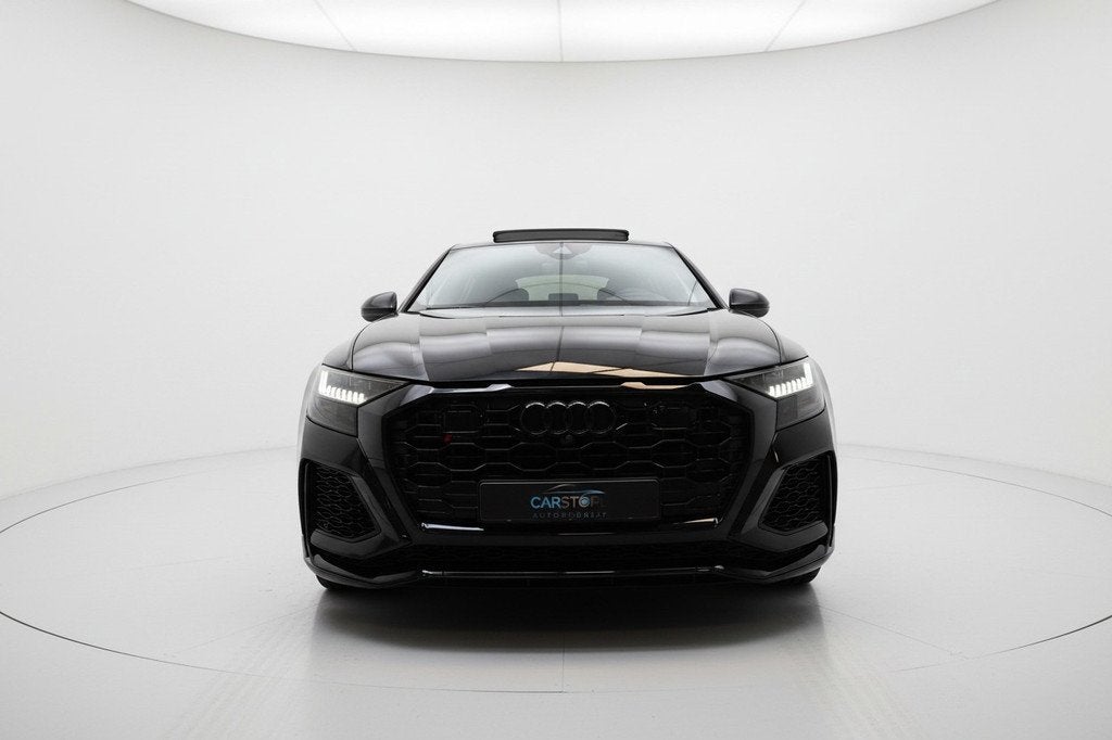 Audi RSQ8 4.0 TFSI RS Q8 quattro PANO AKRA HUD 3D B&O VOLL, Auto's, Gebruikt, 600 pk, Zwart, Leder