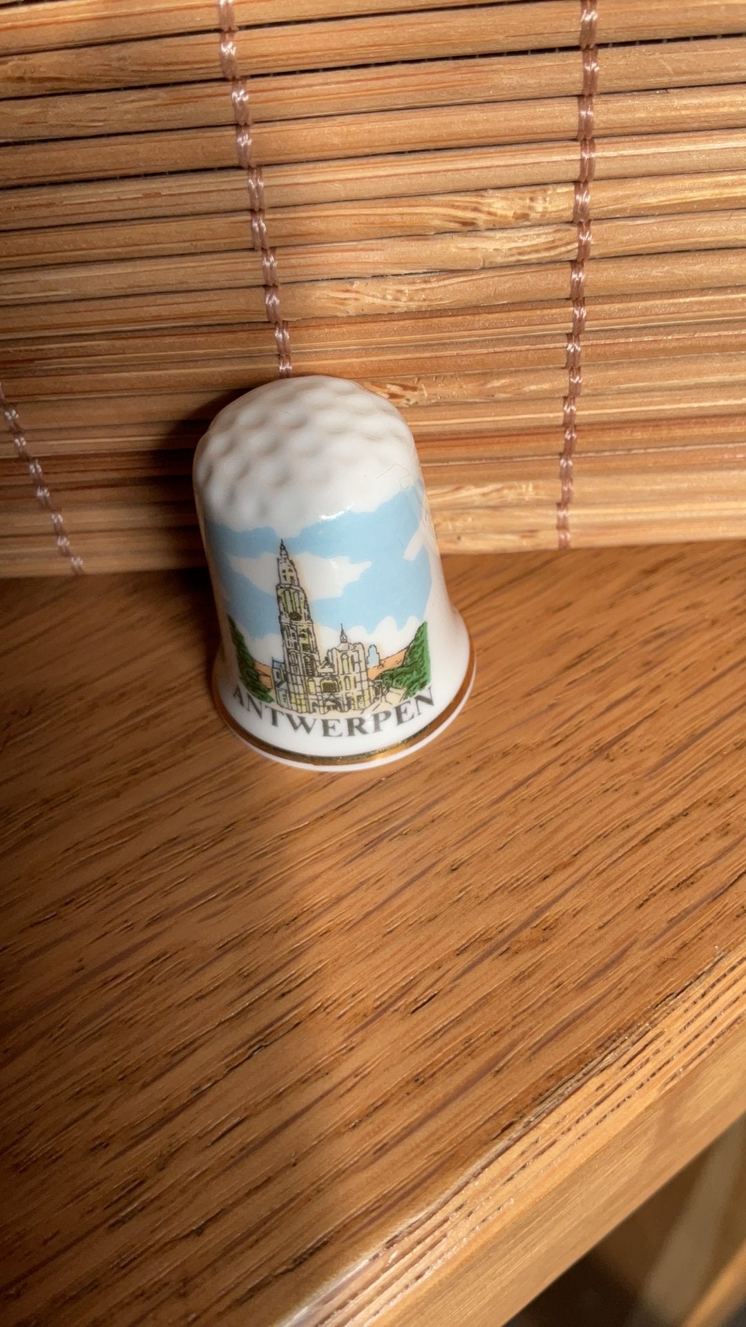 Antwerpen vingerhoedje vingerhoedje vingerhoedjes, Verzenden, Nieuw, Porselein, Buitenland