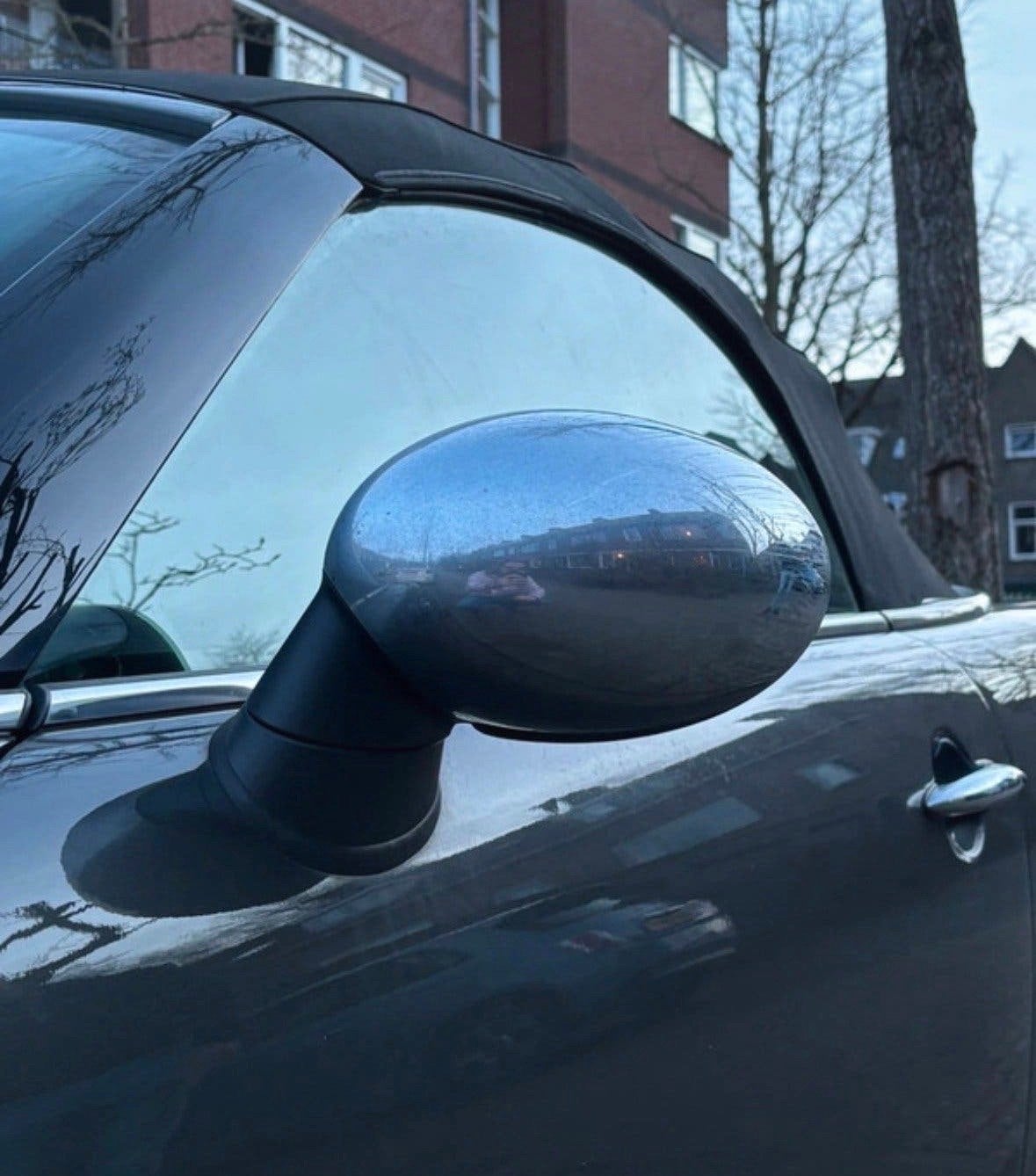 Mini Cooper R55-R59 Chromen Spiegel kappen, Ophalen of Verzenden, Gebruikt, Mini