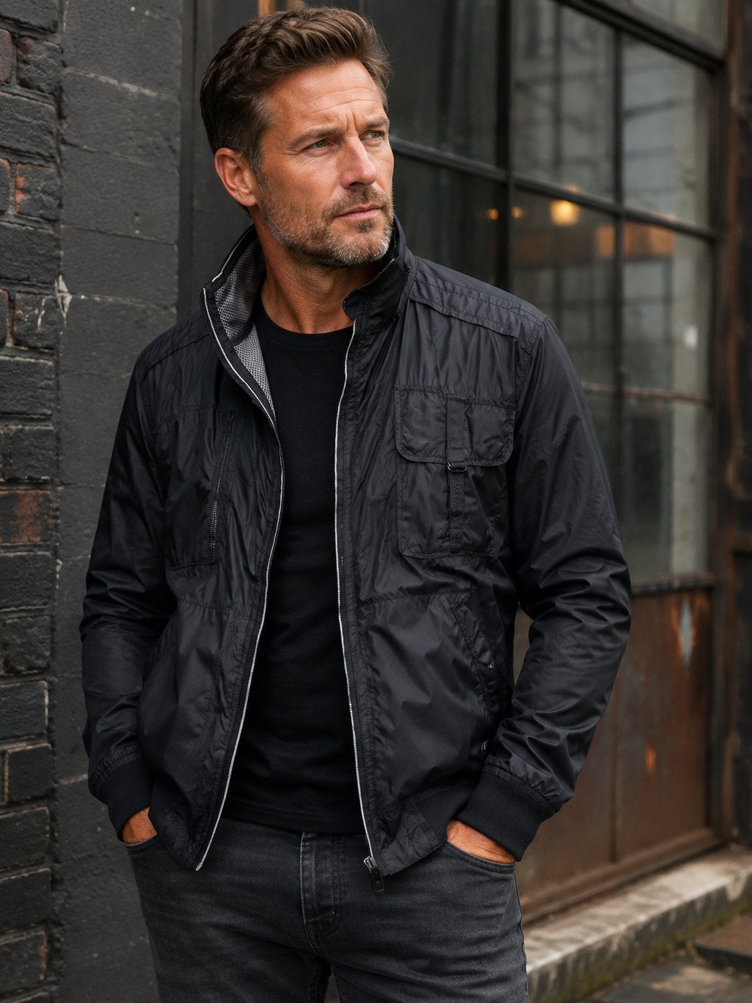 Hugo Boss Zomer Jack Maat 52, Verzenden, Zo goed als nieuw, Maat 52/54 (L), Zwart