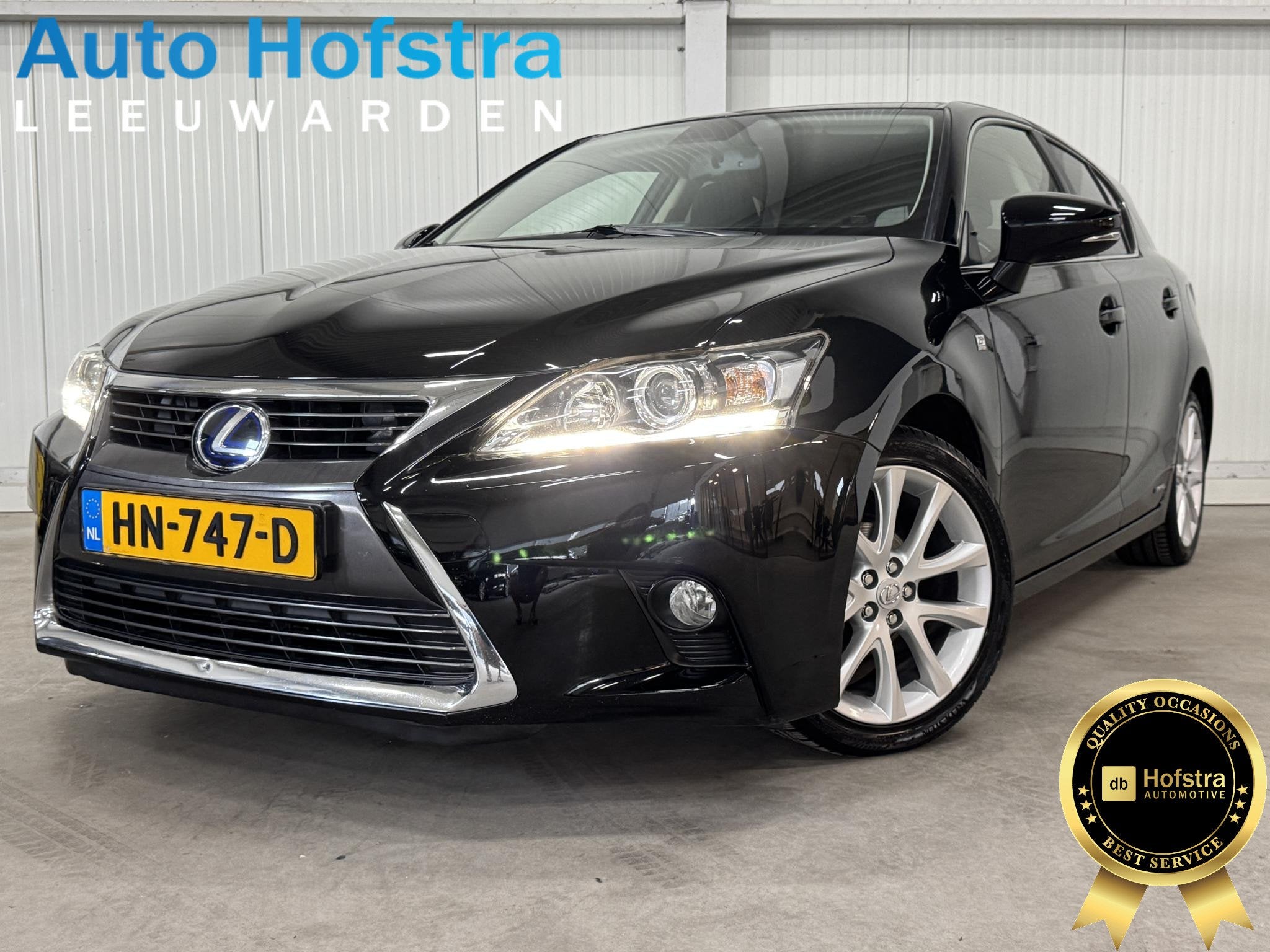 Lexus CT 200h 25th Edition NAVI STOEL-VERW. CAMERA CLIMA LMV, 1345 kg, Gebruikt, 4 cilinders, Zwart