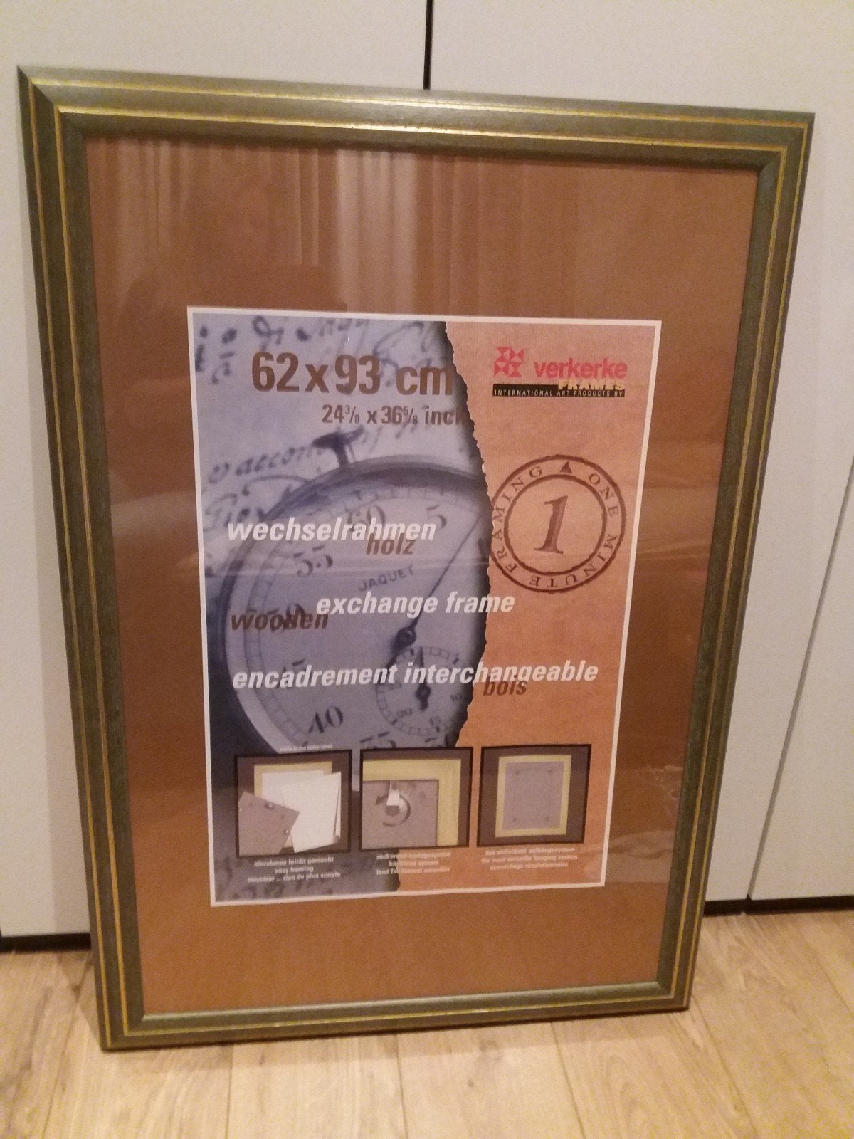2 Grote Fotolijsten, Ophalen, Gebruikt, Hout, Fotolijst