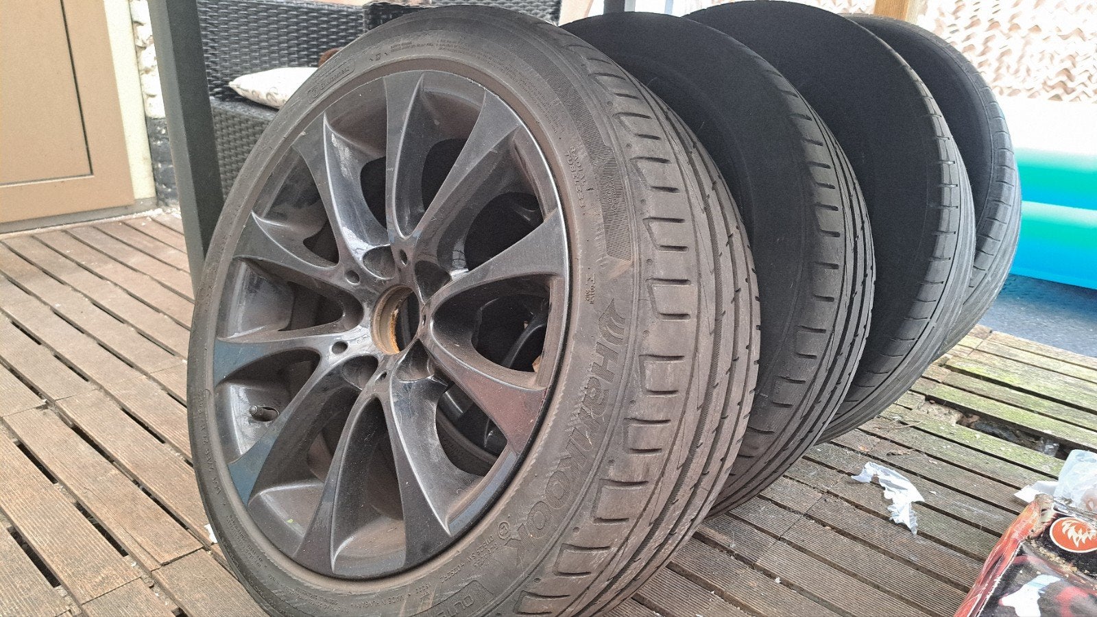 BMW 17 inch 8J ET34 velgen E90 E91 E92 E93 met sensoren, Ophalen, Gebruikt, BMW