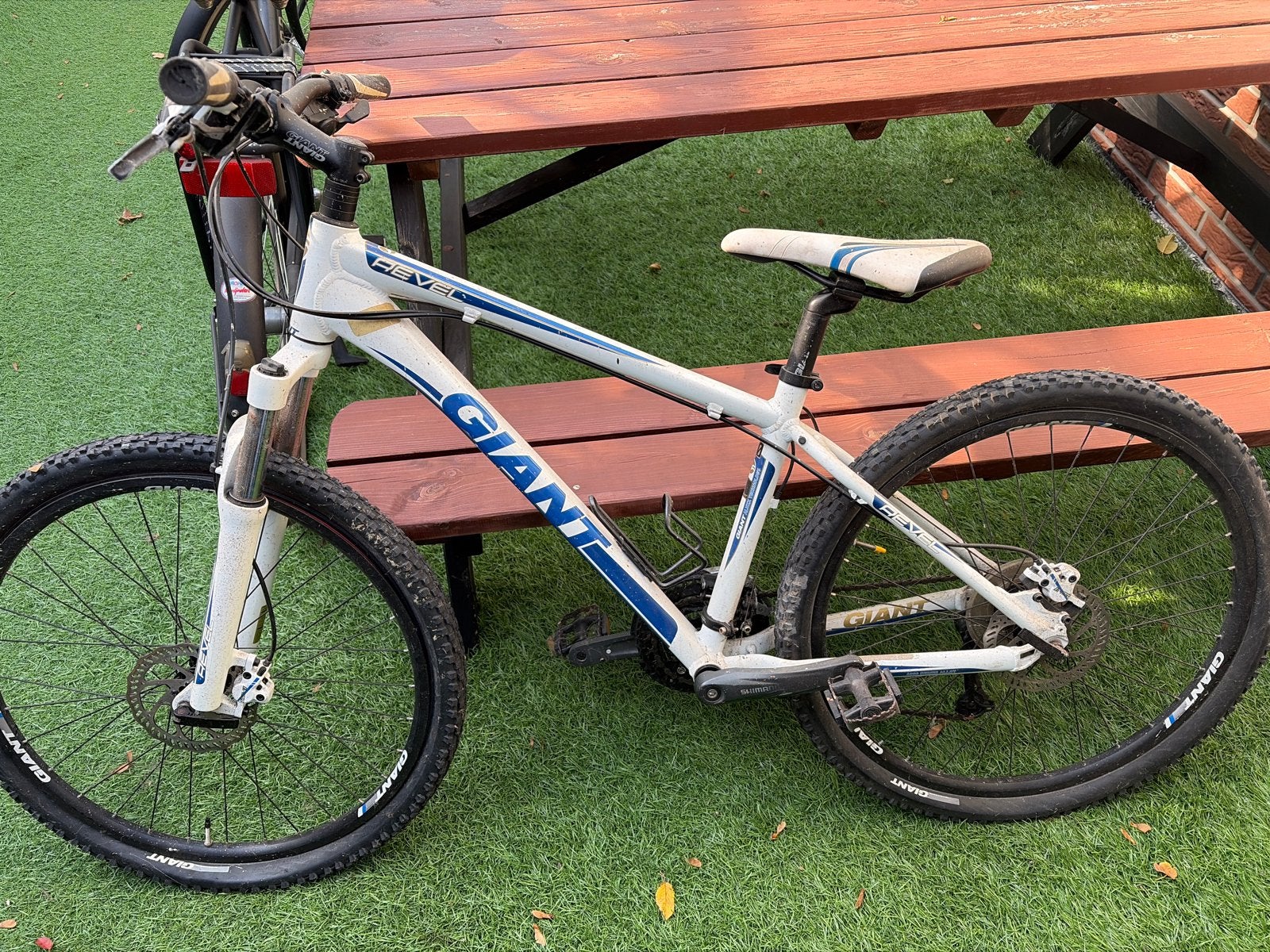 Giant Revel Mountainbike - Wit/Blauw, Ophalen, Gebruikt, Hardtail, 49 tot 53 cm