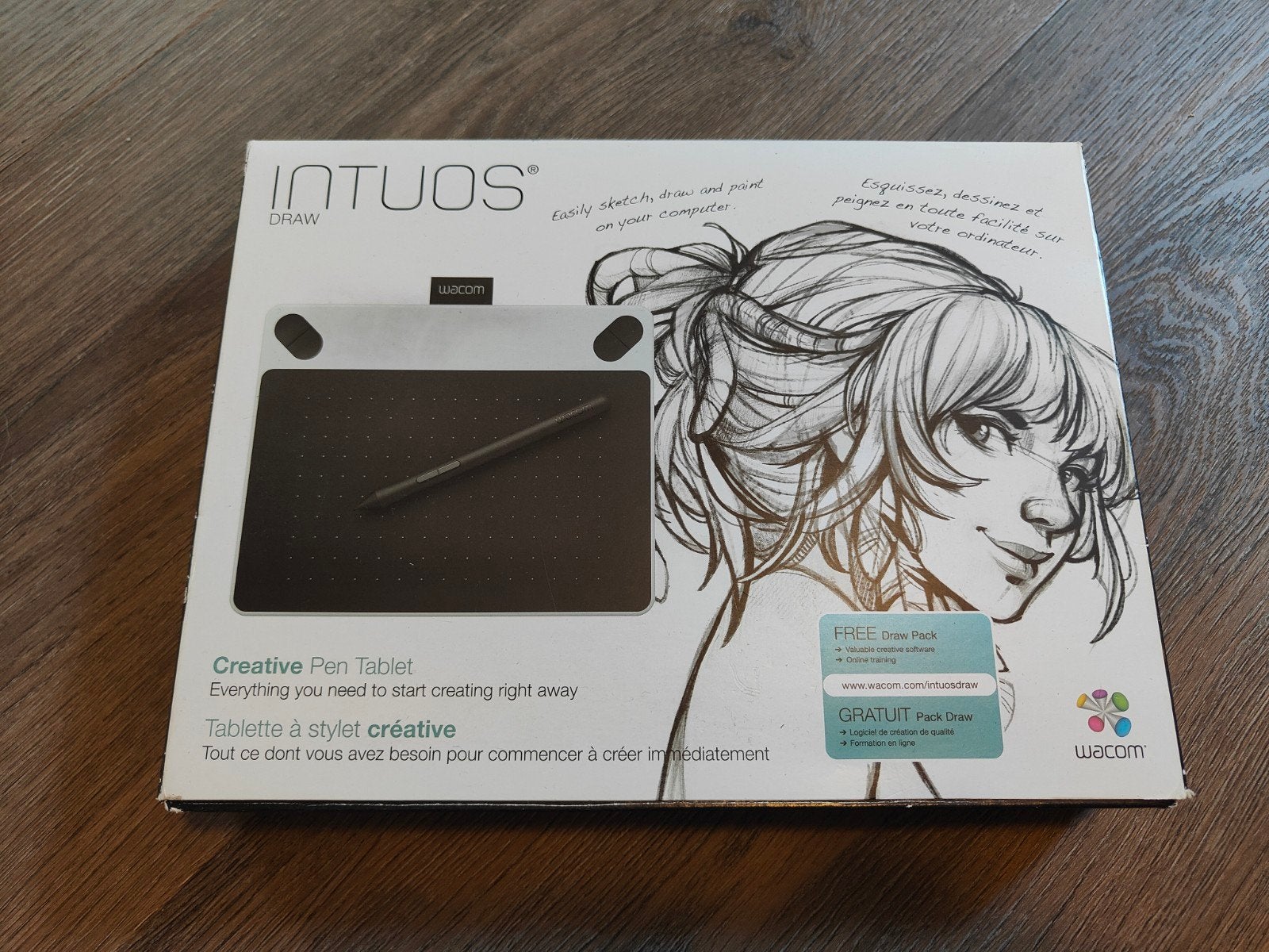 Wacom Intuos Draw Creative Pen Tablet - Uitstekende Conditie, Computers en Software, Tekentablets, Multi-touch, Ophalen of Verzenden