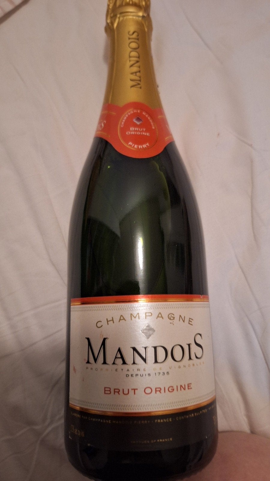 Mandois Brut Origine Champagne - Vintage 2011, Ophalen, Nieuw, Frankrijk, Champagne