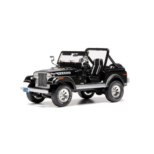 Jeep CJ-7 Laredo 1980 Zwart Schaal 1/43 Ixo Models, Overige merken, Ixo Models, Auto, Ixo Models
