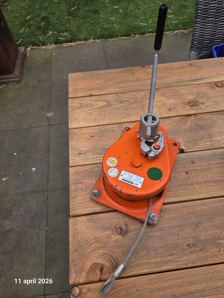 Hennens Handlier met Staalkabel - Robuust en Betrouwbaar, Doe-het-zelf en Verbouw, Lieren en Takels, Ophalen