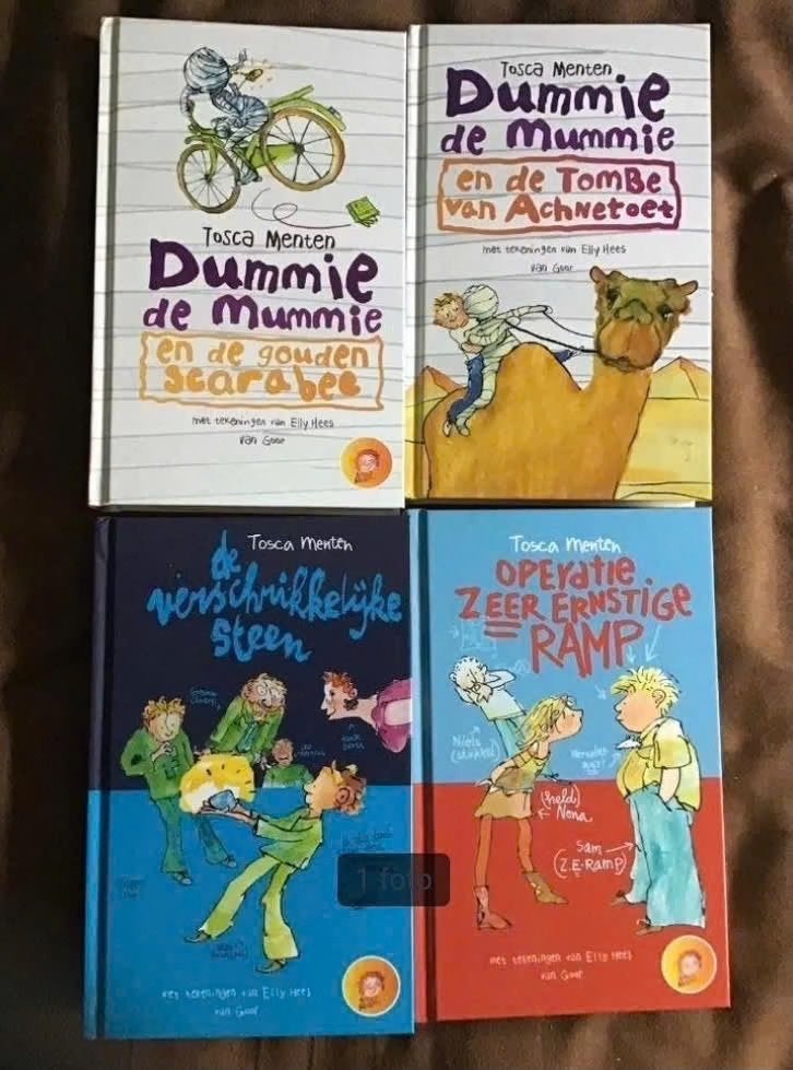 4 uitgaves van Tosca Menten (Dummie de mummie), Ophalen of Verzenden, Zo goed als nieuw, Fictie algemeen