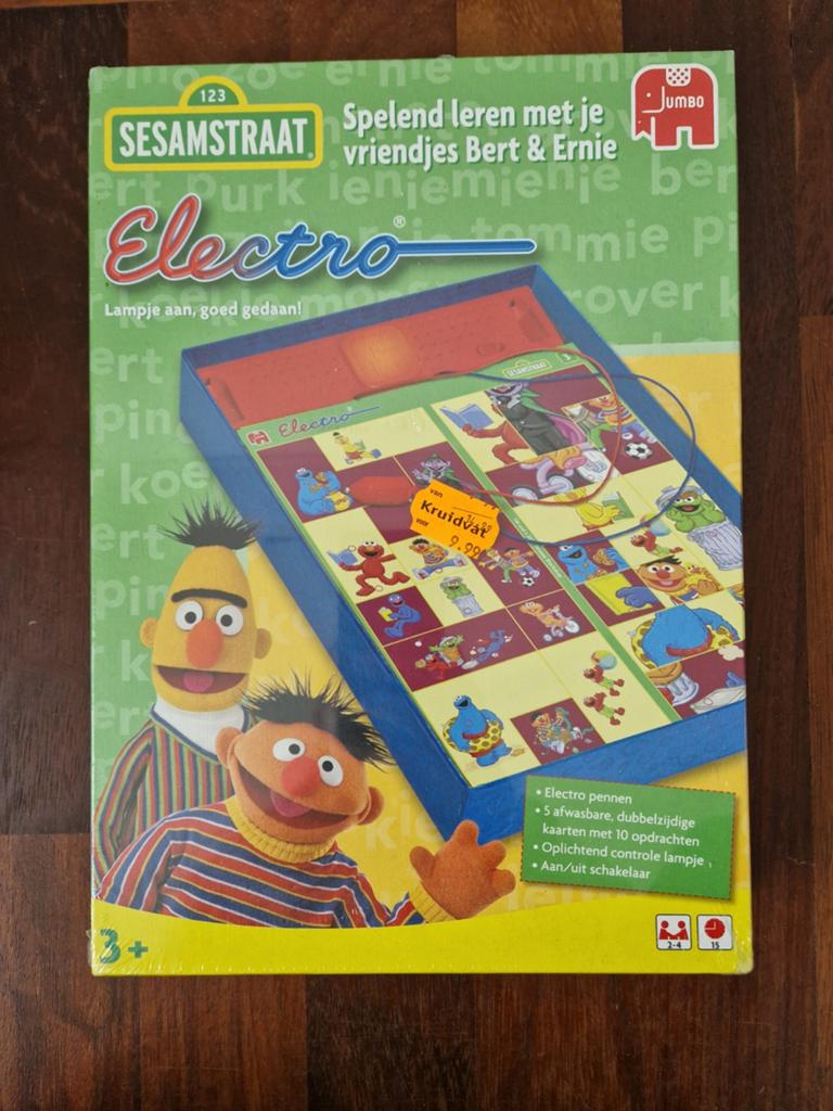 Sesamstraat Electro- nieuw- in folie, Ophalen of Verzenden, Nieuw
