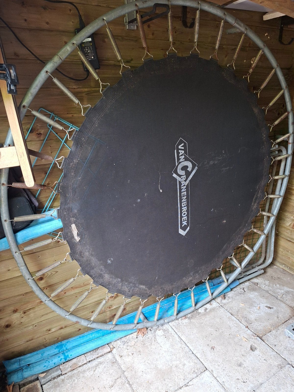 Trampoline Van Cranenbroek met veiligheidsnet, Ophalen, Gebruikt