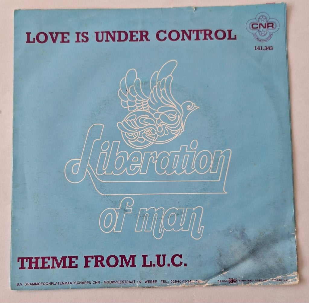 Liberation of man - Love is under control, Ophalen of Verzenden, Gebruikt, Pop, Single