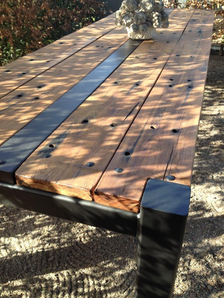 Tuintafel, Ophalen, Rechthoekig, Hout