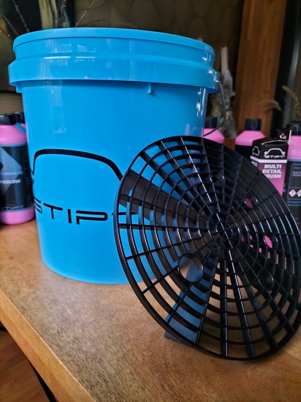 Detailing emmer 12ltr  met Grit Guard rooster, Ophalen of Verzenden