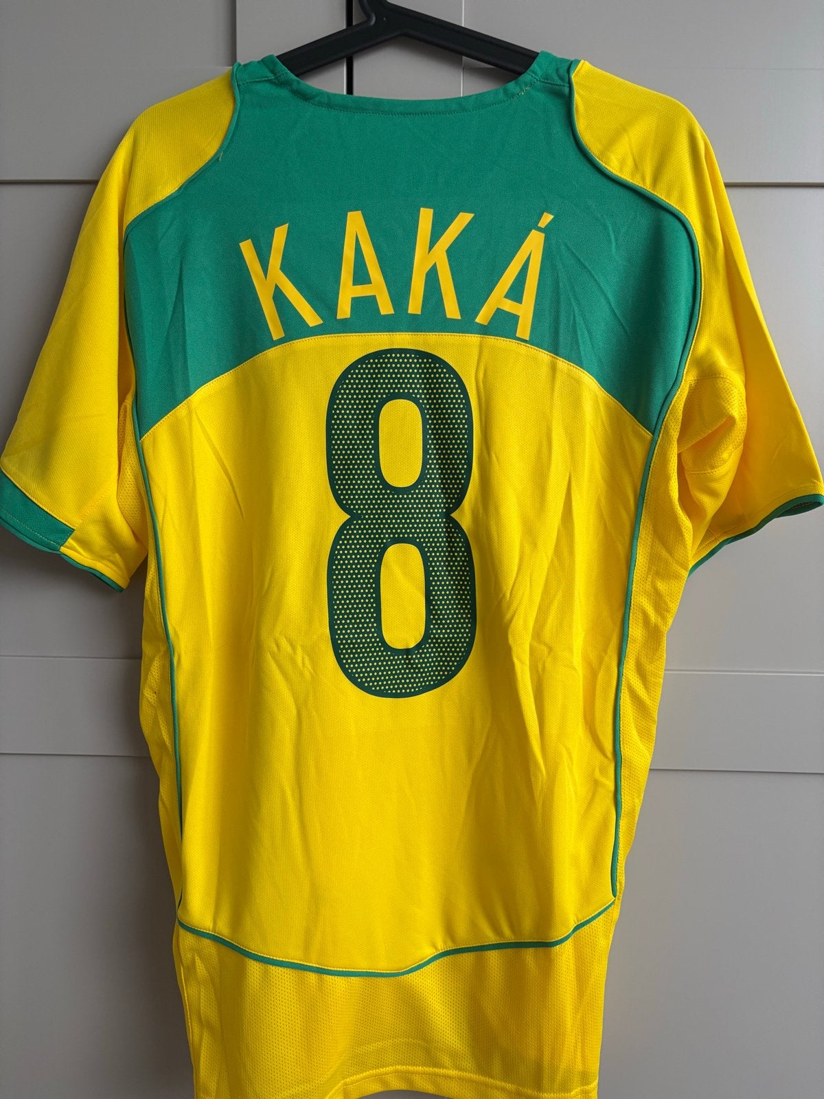 Retro Brazilië Kaka Largr nike vintage adriaano ronaldo cafu, Ophalen of Verzenden, Nieuw, Maat 52/54 (L), Meerkleurig