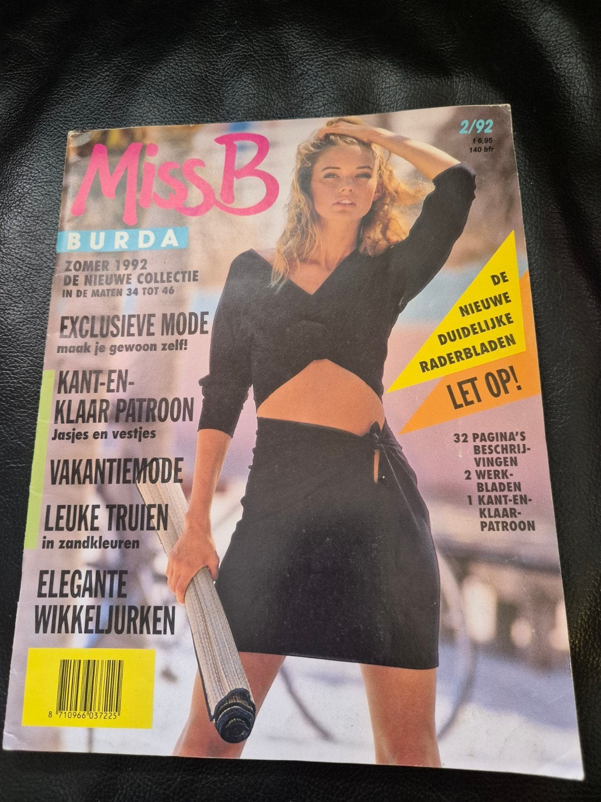 Miss B Burda Mode Tijdschrift Zomer 1992 met patronen, Gebruikt, Vrouw, Jas, Burda