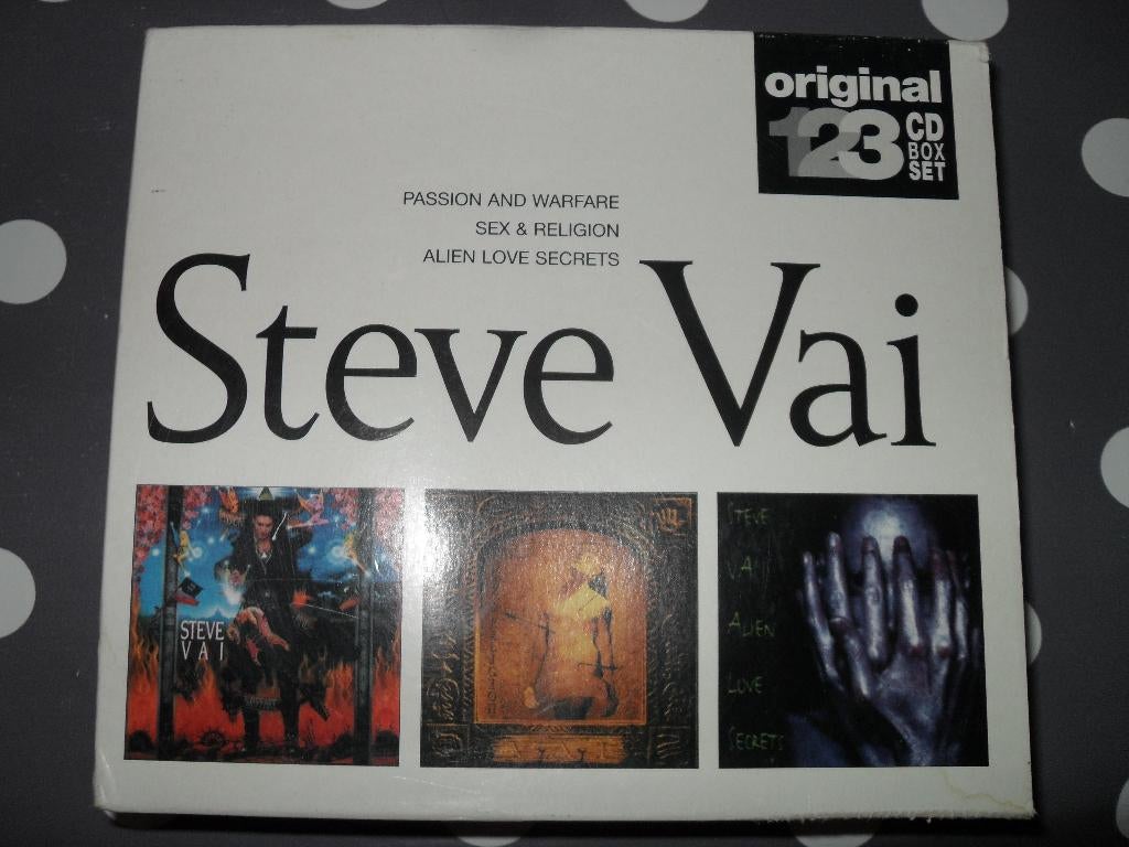 3 CD BOX STEVE VAI., Ophalen of Verzenden, Zo goed als nieuw
