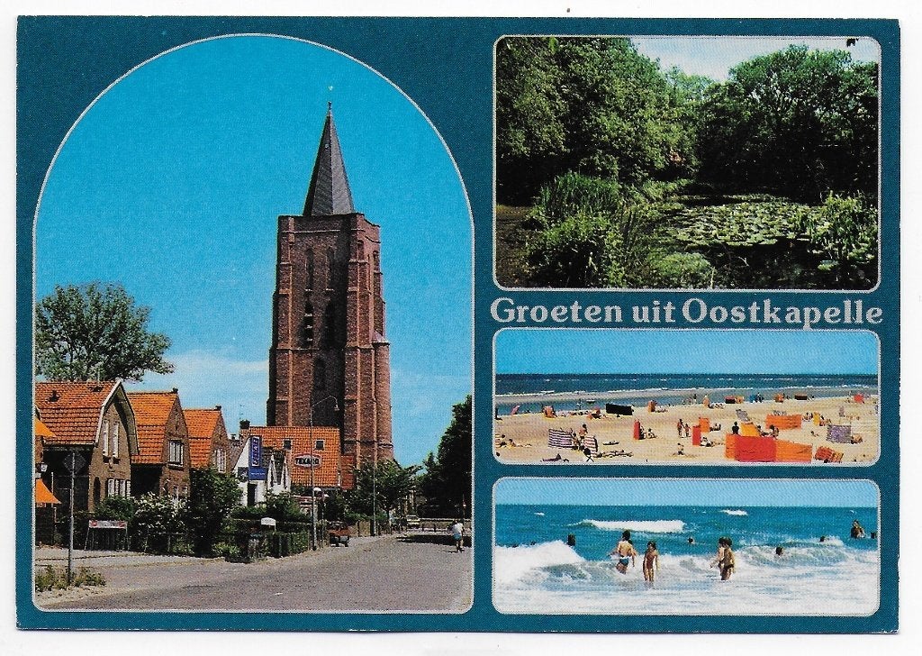 Oostkapelle Gelopen Ansichtkaart (B5897), Ophalen of Verzenden, 1960 tot 1980, Gelopen