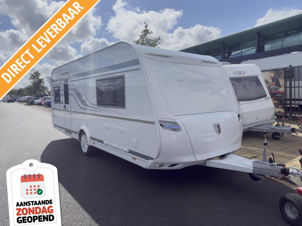 Tabbert Puccini 550 E met mover, ATC, vloerverwarming, Rondzit, Tabbert, Bedrijf, Schokbreker