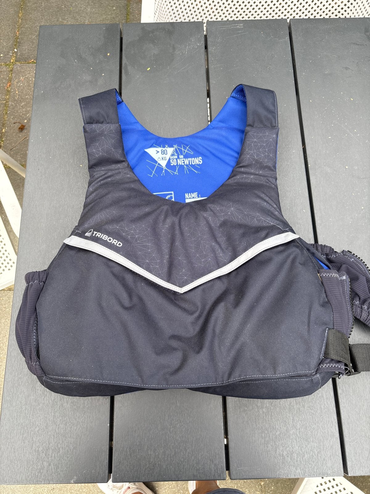 Tribord 50 Newton zwemvest / reddingsvest >80kg, Watersport en Boten, Watersportkleding, Ophalen of Verzenden, Nieuw, Dame of Heer