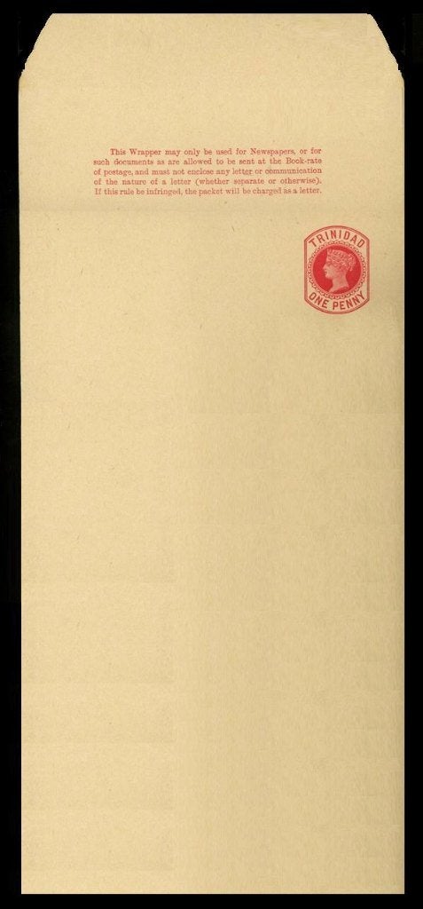 TRINIDAD 1884 1d. carmine Krantenwikkel, H&G: E-2, MINT., Verzenden, Postfris, Midden-Amerika
