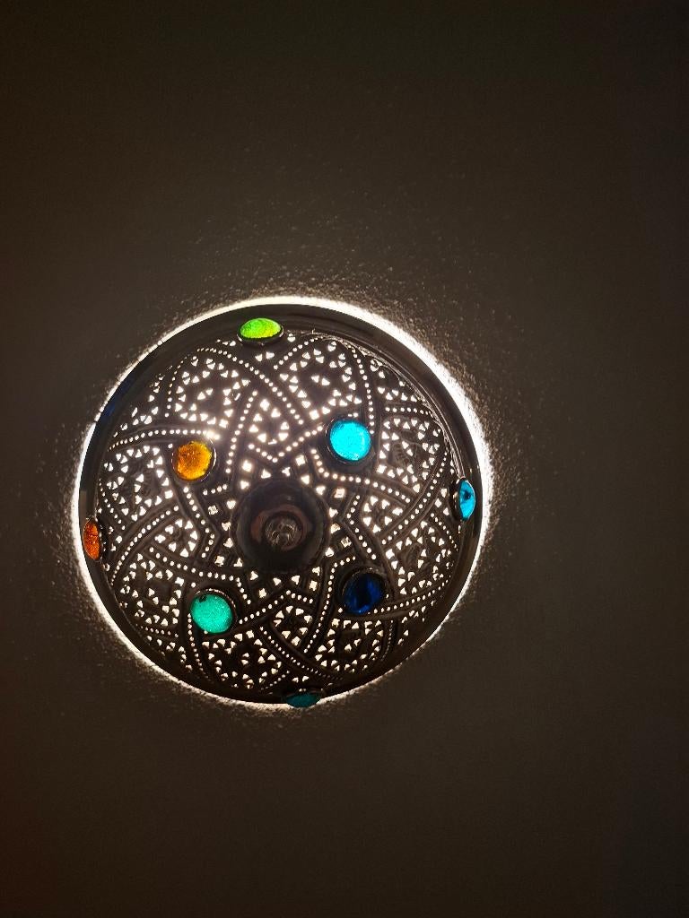 Oosterse plafond of wandlamp, Ophalen, Zo goed als nieuw, Overige materialen, Oosters