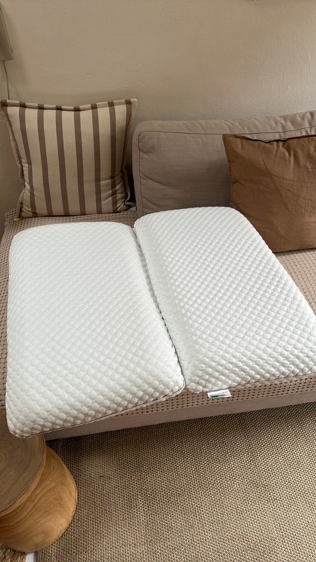 2x Swiss Sense Supportive kussens te koop., Ophalen of Verzenden, Nieuw, Eenpersoons, Minder dan 150 cm