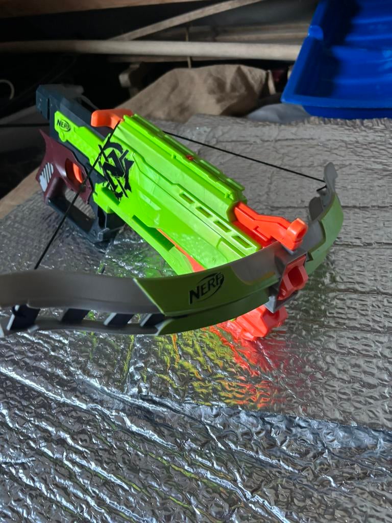Speelgoed crosbow NERF, Ophalen of Verzenden, Zo goed als nieuw