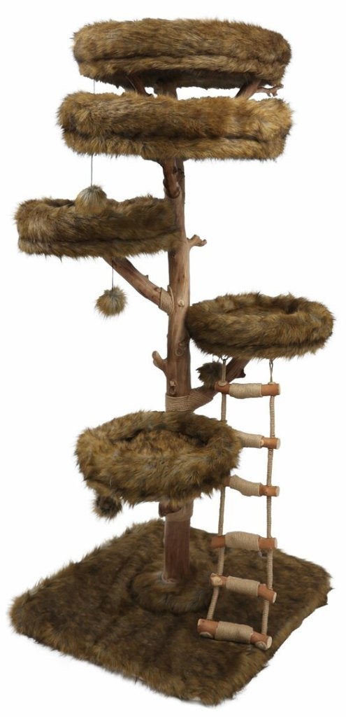 ACTIE Boony est ‘1941’ klimboom sequoia 233cm grizzly brown,, Dieren en Toebehoren, Ophalen of Verzenden, Nieuw, Krabpaal
